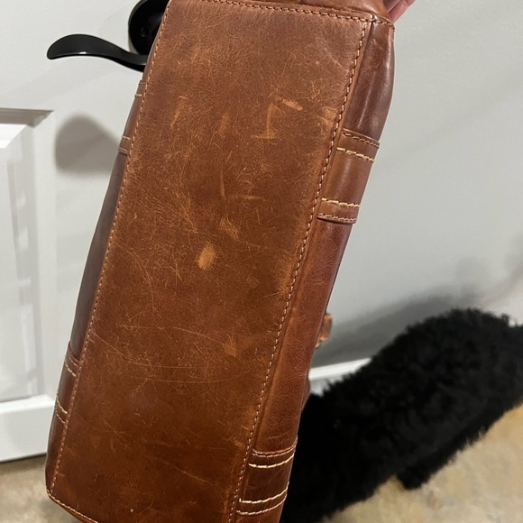 Frye cognac leather Melissa tote (large) and matching zip around (large) wallet - Picture 7 of 14
